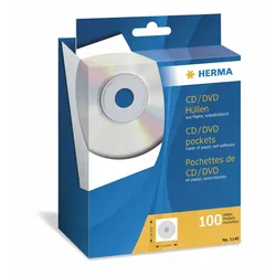 HERMA - CD-/DVD-Hülle - weiß