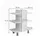 Vicco Waschbeckenunterschrank Fynn 60 x 70 cm mit 6 Ablagen Weiß