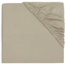 jollein Spannbettlaken Jersey - Für Wiegen - Olive Green - 40/50x80/90cm - 100% Baumwolle - Spannbetttuch - Olivgrün