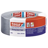 Tesa Gewebeband Allzweck duct tape 4662 mattsilber L.50m B.48mm