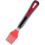 Westmark 29162270 Brat-/Backpinsel Gallant, PP/TPE/Silikon/Edelstahl, schwarz / rot, 20,5 x 2,7 x 2 cm