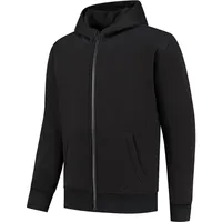 Rusty Stitches Peter Motorrad Zip Hoodie Schwarz 2XL