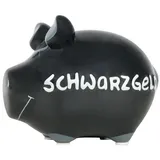 Wurm Schwein Spardose 12,5 cm