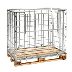 Palettenaufsatz Gitterbox Stapelrahmen 1.220 x 820 x 1.020 mm - verzinkt