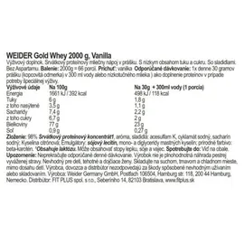 Weider Gold Whey Schoko Pulver  2000 g