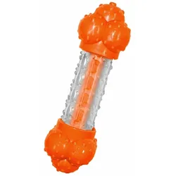 Beißring für Hunde Nylabone Orange Bacon Künstlicher L