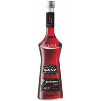 Grenadine Sirup Sanz / Cocktailsirup, aus 20% Granatapfelsaft. 0,7l, alkoholfrei