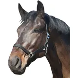 ELDORADO Pferde-Halfter Standard Schwarz Warmblut