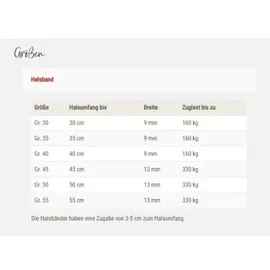 Wolters K2 Schlupfhalsband Grau 40 cm