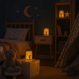 UNUS UNUS® Solarlicht Schmetterlingsfee Solar Laterne Feenglas Solarleuchte