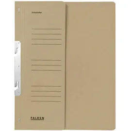 Falken Einhakhefter Karton grau DIN A4, halber Deckel, 1 St.