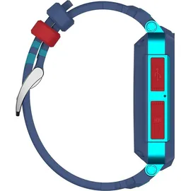 TCL Movetime Family Watch MT42X 4G 48,50 mm Kunststoffgehäuse Blau Sportarmband Blau M