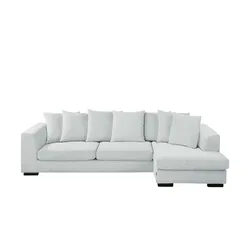 SOHO Ecksofa grau - Webstoff Paulina ¦ grau ¦ Maße (cm): B: 311 H: 80 T: 156