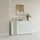 Home Affaire Kommode Calera mit Drehtür, 3 Schubladen 125 x 80 x 35 cm Weiß