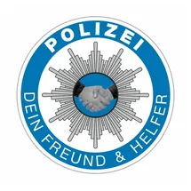 Hermann Schütz carstyling XXL Aufkleber Polizei - Dein Freund & Helfer Ø 60 mm
