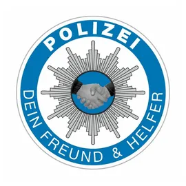 Hermann Schütz carstyling XXL Aufkleber Polizei - Dein Freund & Helfer Ø 60 mm