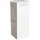 Fackelmann LIMA Midi 30,5 x 81 x 32 cm Weiß/Steinesche Glas/MDF/Metall/Spanplatte/Massivholz
