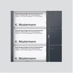 1St. Siedle TM 612-3 AG TM 612-3 AG Tasten-Modul TM6123AG
