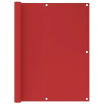 vidaXL Balkonverkleidung 120 x 300 cm Rot Polyethylen