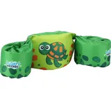 Comfortpool floaty Friends Kinder Schwimmweste | Mit Riemen und Clipverschluss | Praktisch und Bequem | Schwimmhilfe | Fun & Fröhliches Design | Kinder zwischen 15-30 kg | (Schildkröte)