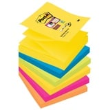 Post-it Post-it® Super Sticky Z-Notes Carnival Haftnotizen extrastark R3306SR farbsortiert 6 Blöcke