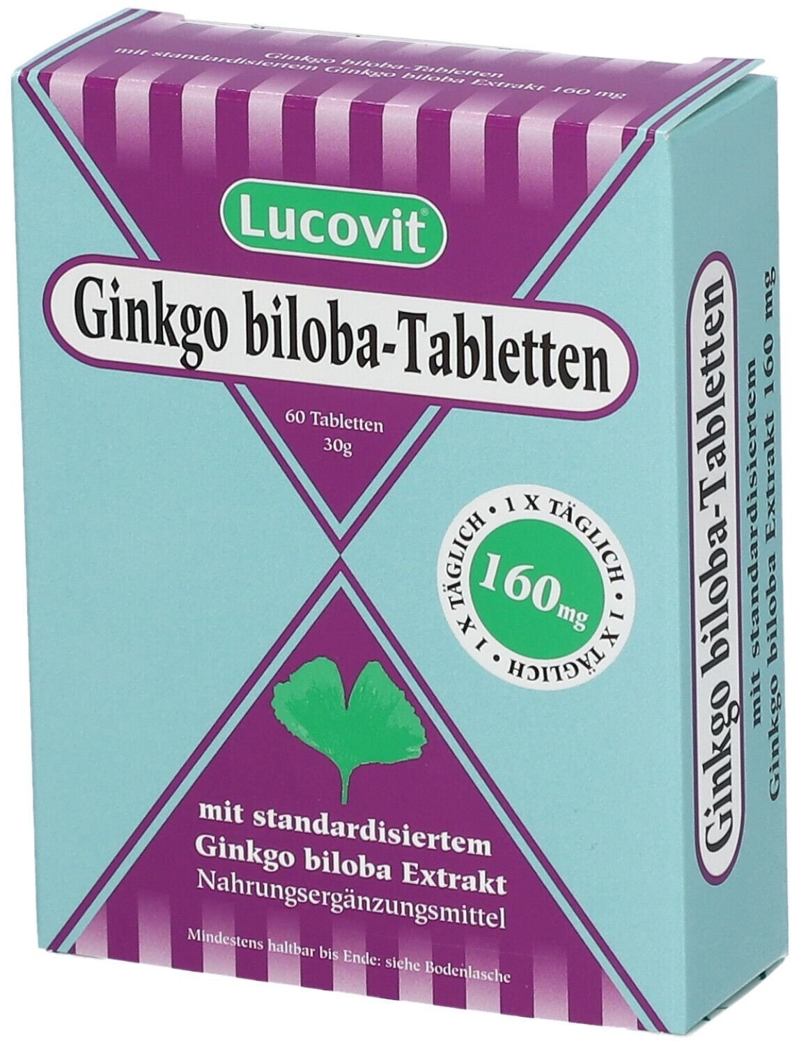 Lucovit Ginkgo biloba-Tabletten 160 mg Tabletten 60 St 60 St Tabletten