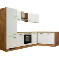 Flex-Well Exclusiv Winkelküche/L-Küche Vintea 280x170 cm Magnolia-Lancelot Oak