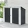 Home Deluxe Mülltonnenbox BASURA 190 x 101 x 134 cm silber