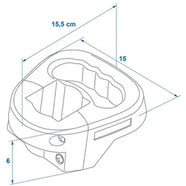 PRO PLUS ProPlus Rangiergriff Stützrad 60mm