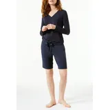 SCHIESSER Mix + Relax Pyjamahose Blau 40