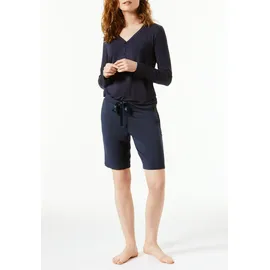 SCHIESSER Mix + Relax Pyjamahose Blau 40