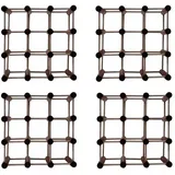 Proregal Weinregal Braun, Holz, Kiefer, Rechteckig, 144x36x24 cm, Wohnzimmer, Regale, Weinregale