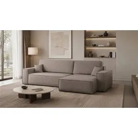 kaiser möbel Ecksofa mit schlaffunktion und bettkasten, BEST XL stoff Poso, Quelle, Verita, Mit Bettfunktion und Bettzeugfach beige