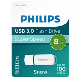 Philips Snow Edition 8 GB weiß/grün USB 3.0 FM08FD75B/00