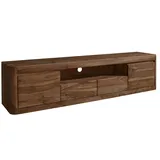 Massivmoebel24 TV-Board Sheesham 200x45x50 smoked cherry gebeizt toronto 151