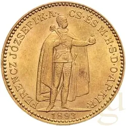 10 Kronen Goldmünze Ungarn
