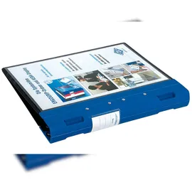 Wedo 5815003 Ordner Ergogrip A4 4 Ringe schwarz/blau