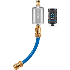 Alb Filter MOBIL Active Trinkwasserfilter mit GEKA Anschluss, silber/schwarz