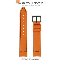 Hamilton Silikon/Kautschuk Khaki Sub Ii, Iii Band-set Kautschuk-orange-20/18 H691.745.105 - orange