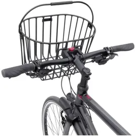 KLICKfix Vorderradkorb Alumino schwarz