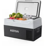 AstroAI elektrische Kompressor-Kühlbox/Gefrierbox, 12/24 V und 230 V für Auto, LKW, Boot, Reisemobil und Steckdose (22L)