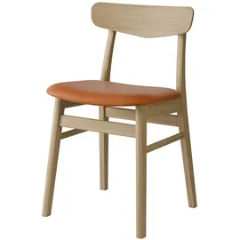 Hammel Furniture Esszimmerstuhl Mosbøl Leder braun