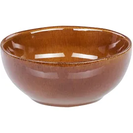 Beliani Turmeric Tafelservice 16-tlg. braun