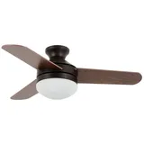 BEACON Girona 91 cm Deckenventilator oil rubbed bronze mit Licht inkl. Fernbedienung