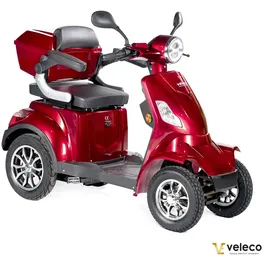 VELECO Faster Elektromobil 4-Rad rot