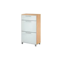 Schuhschrank   ¦ weiß ¦ Maße (cm): B: 61 H: 108 T: 31.0