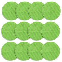 yangyuqi 12 Stück Mikrofaser-Pads Kompatibel für Steam Twister Dampfreiniger, Ersatz Pads für alle Böden - Langlebig und Perfekte Passform - Maschinenwaschbar