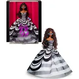 Barbie Signature - 65th Anniversary mit braunen Haaren und schwarz-weißer Robe