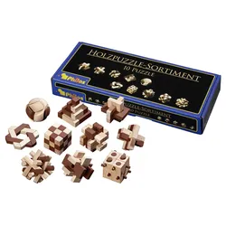 Philos-Spiele Holzpuzzle-Sortiment 10 Puzzle 6922