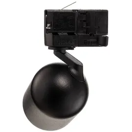 ARCCHIO Schienenstrahler Brinja, schwarz, Ø 6,5 cm, 3-Phasen - schwarz,